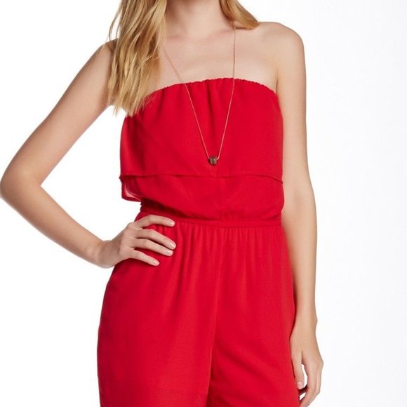 IRIS LOS ANGELES ROMPER color red - Picture 9 of 14